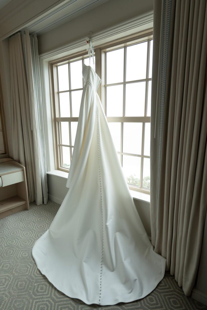 Dress hanging at the Naples Ritz Carlton by Priscila Del Cristo