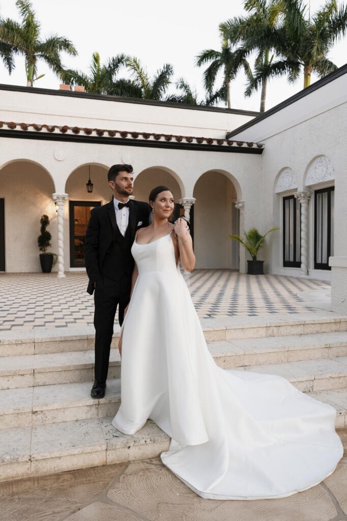 Bridal portraits at the Alderman House in Florida