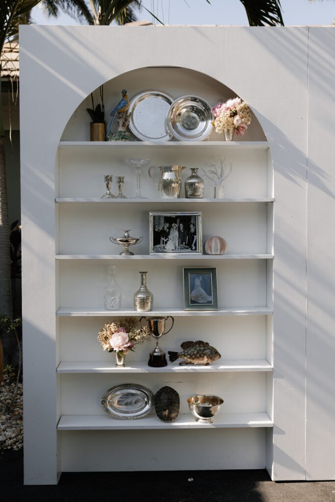 Luxury Port Royal Wedding | Priscila Del Cristo Photo Reception décor with vintage details at port royal naples florida.