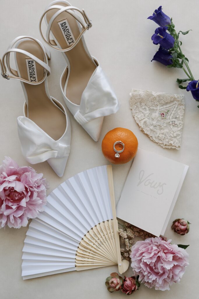 Naples’ Port Royal Wedding | Priscila Del Cristo Photo Close-up of bridal details during port royal naples fl waterfront celebration.